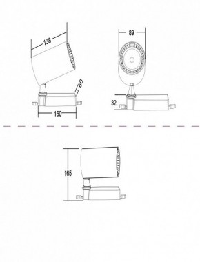 Светильник на штанге Maytoni Vuoro TR029-3-20W4K-W в Асбесте - asbest.mebel24.online | фото 4