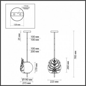 Светильник на штанге Odeon Light Jungle 4865/1 в Асбесте - asbest.mebel24.online | фото 3