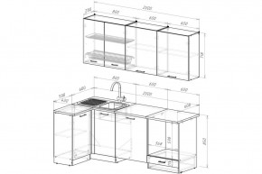 ТЕРЦИЯ Кухонный гарнитур Стандарт (1600 мм) в Асбесте - asbest.mebel24.online | фото 2