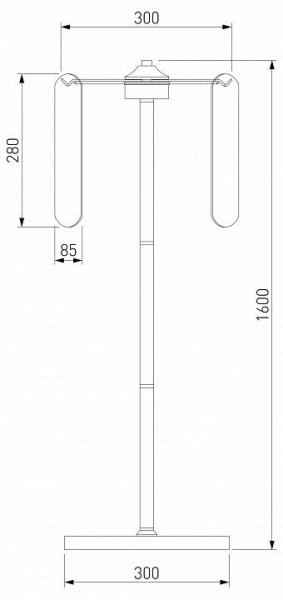 Торшер Eurosvet Claire 01171/3 золото в Асбесте - asbest.mebel24.online | фото 3