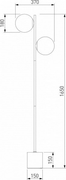 Торшер Eurosvet Marbella 01158/2 латунь в Асбесте - asbest.mebel24.online | фото 3