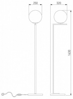 Торшер Eurosvet Shape 01214/1 хром в Асбесте - asbest.mebel24.online | фото 3