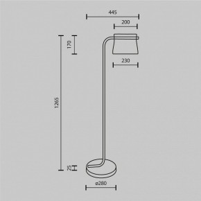 Торшер Maytoni Cabaret MOD170FL-L8BS3K в Асбесте - asbest.mebel24.online | фото 7