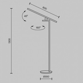 Торшер Maytoni Emphaty MOD363FL-L14B3K в Асбесте - asbest.mebel24.online | фото 3