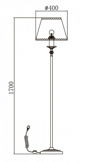 Торшер Maytoni Soffia RC093-FL-01-R в Асбесте - asbest.mebel24.online | фото 3