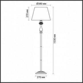 Торшер Odeon Light Gaellori 3393/1F в Асбесте - asbest.mebel24.online | фото 3