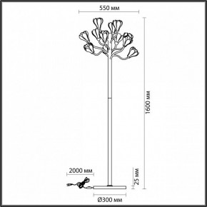 Торшер Odeon Light Gardi 5090/12F в Асбесте - asbest.mebel24.online | фото 5