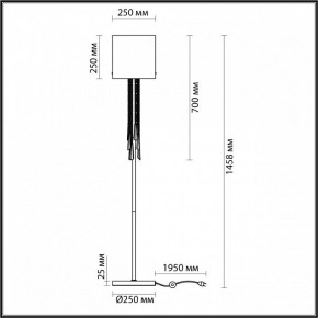 Торшер Odeon Light Nicole 4890/1F в Асбесте - asbest.mebel24.online | фото 4