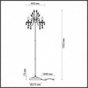 Торшер Odeon Light Versia 4977/3F в Асбесте - asbest.mebel24.online | фото 4
