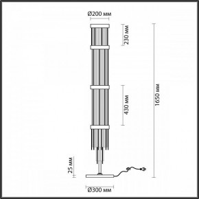 Торшер Odeon Light York 4788/12F в Асбесте - asbest.mebel24.online | фото 3