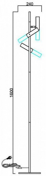 Торшер ST-Luce Eclip SL1236.405.03 в Асбесте - asbest.mebel24.online | фото 5