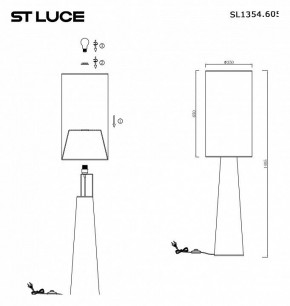 Торшер ST-Luce Jackie SL1354.605.01 в Асбесте - asbest.mebel24.online | фото 5
