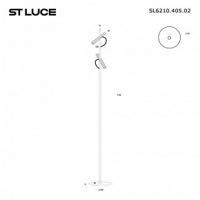 Торшер ST-Luce LILT SL6210.405.02 в Асбесте - asbest.mebel24.online | фото 2