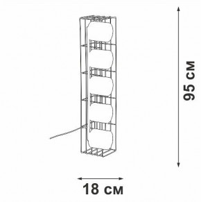 Торшер Vitaluce V3019 V3019-1/5P в Асбесте - asbest.mebel24.online | фото 4