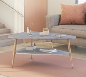 ТРИО Стол журнальный (бетон) в Асбесте - asbest.mebel24.online | фото