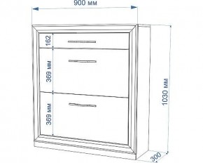 Тумба для обуви Нобиле ОБВ-90 в Асбесте - asbest.mebel24.online | фото 4