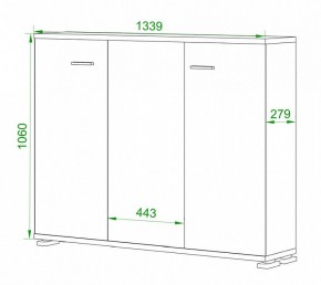 Тумба Домино нельсон ПУ-60-4 в Асбесте - asbest.mebel24.online | фото 2