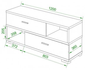 Тумба комбинированная Домино СБ-40/2-ПВК в Асбесте - asbest.mebel24.online | фото 2