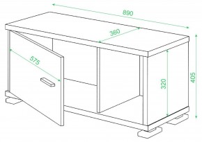 Тумба комбинированная СБ-30/1 в Асбесте - asbest.mebel24.online | фото 2