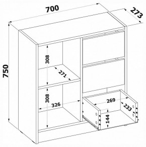 Тумба комбинированная Т-1 в Асбесте - asbest.mebel24.online | фото 4