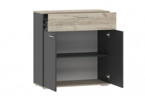 Тумба НМ 013.77 "Санти" (Антрацит/Крафт Серый) в Асбесте - asbest.mebel24.online | фото 2