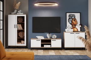 Тумба НМ 013.78 "Марсель" (Меренга/Дуб Крафт Табачный) в Асбесте - asbest.mebel24.online | фото 3