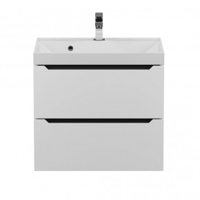 Тумба под раковину Uperwood Tanos 60 см, подвесная, белая/графит в Асбесте - asbest.mebel24.online | фото 8