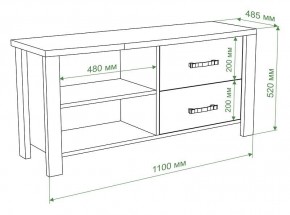 Тумба под ТВ Бартоло ТВД в Асбесте - asbest.mebel24.online | фото 2