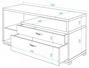 Тумба под ТВ Домино ТК-10М в Асбесте - asbest.mebel24.online | фото 2