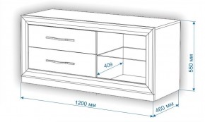 Тумба под ТВ Нобиле КА120 в Асбесте - asbest.mebel24.online | фото 2