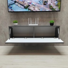 Тумба подвесная под ТВ LINES MTV4-MA 1150 Темно-серый (Графит-M 10.1.25) в Асбесте - asbest.mebel24.online | фото 3