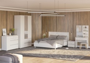 АДЕЛИНА Тумба прикроватная (белый рамух) в Асбесте - asbest.mebel24.online | фото 3