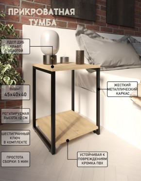 Тумба прикроватная "Лофт" (Лф.Т-2) в Асбесте - asbest.mebel24.online | фото 4