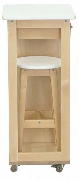 Тумба с табуретом Мебелик в Асбесте - asbest.mebel24.online | фото 2