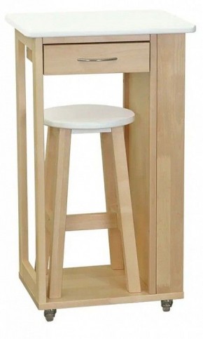 Тумба с табуретом Мебелик в Асбесте - asbest.mebel24.online | фото 7