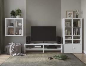 ТВ-тумба Энкель ТВ16, тамбурат, цвет белый в Асбесте - asbest.mebel24.online | фото 4