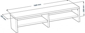 ТВ-тумба Энкель ТВ16, тамбурат, цвет дуб беленый в Асбесте - asbest.mebel24.online | фото 3