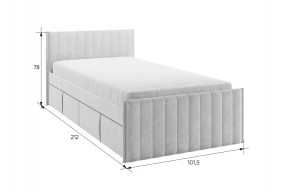 ТВИКС Кровать с ящиками 900 в Асбесте - asbest.mebel24.online | фото 2