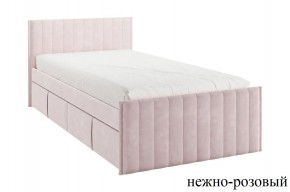 ТВИКС Кровать с ящиками 900 (нежно-розовый) в Асбесте - asbest.mebel24.online | фото