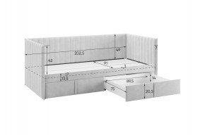 ТВИКС Кровать (софа) с ящиками 900 в Асбесте - asbest.mebel24.online | фото 3