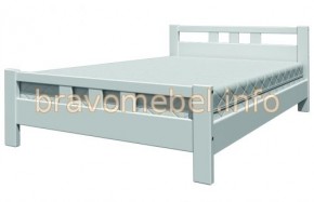 ВЕРОНИКА-2 Кровать из массива 900 (Белый античный) в Асбесте - asbest.mebel24.online | фото