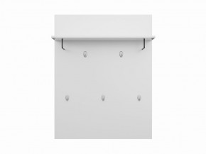 Вешалка СИРИУС настенная с полкой, цвет белый в Асбесте - asbest.mebel24.online | фото