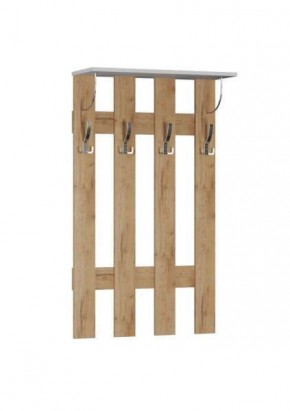 Вешалка Ямайка ЯПВ-1 Дуб крафт золотой/Белый в Асбесте - asbest.mebel24.online | фото
