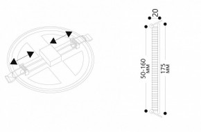 Встраиваемый светильник Arte Lamp Mesura A7974PL-1WH в Асбесте - asbest.mebel24.online | фото 5