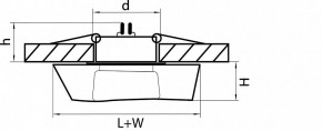 Встраиваемый светильник Lightstar Flutto 006430 в Асбесте - asbest.mebel24.online | фото 3