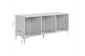 ЗЕФИР Гостиная К1 (белое дерево/белый муар) в Асбесте - asbest.mebel24.online | фото 4