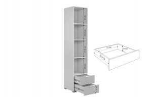 ЗЕФИР Гостиная К1 (белое дерево/белый муар) в Асбесте - asbest.mebel24.online | фото 6