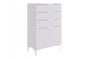 ЗЕФИР Комод (белый муар) в Асбесте - asbest.mebel24.online | фото