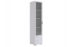 ЗЕФИР Шкаф однодверный 107.03 (белый муар) в Асбесте - asbest.mebel24.online | фото