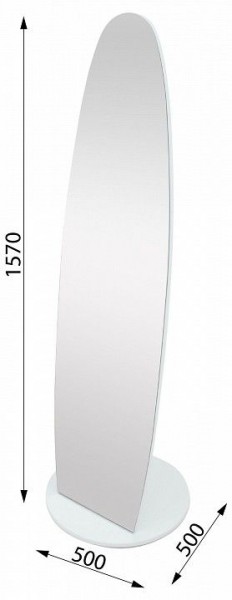 Зеркало напольное Стелла в Асбесте - asbest.mebel24.online | фото 8
